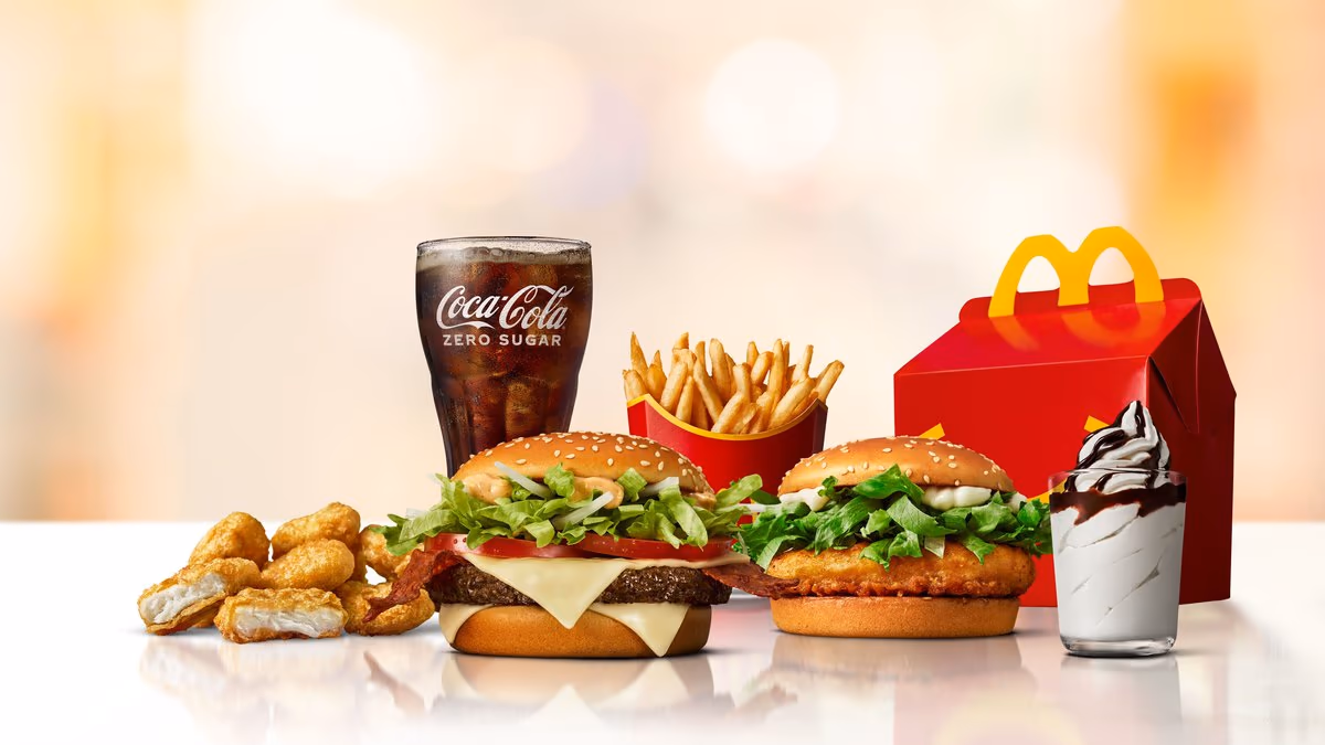 Pilihan menu McDonald's